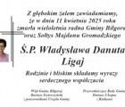 Zmarła wieloletnia radna Gminy Biłgoraj i Sołtys Majdanu Gromadzkiego Ś.P. Władysława Danuta Ligaj